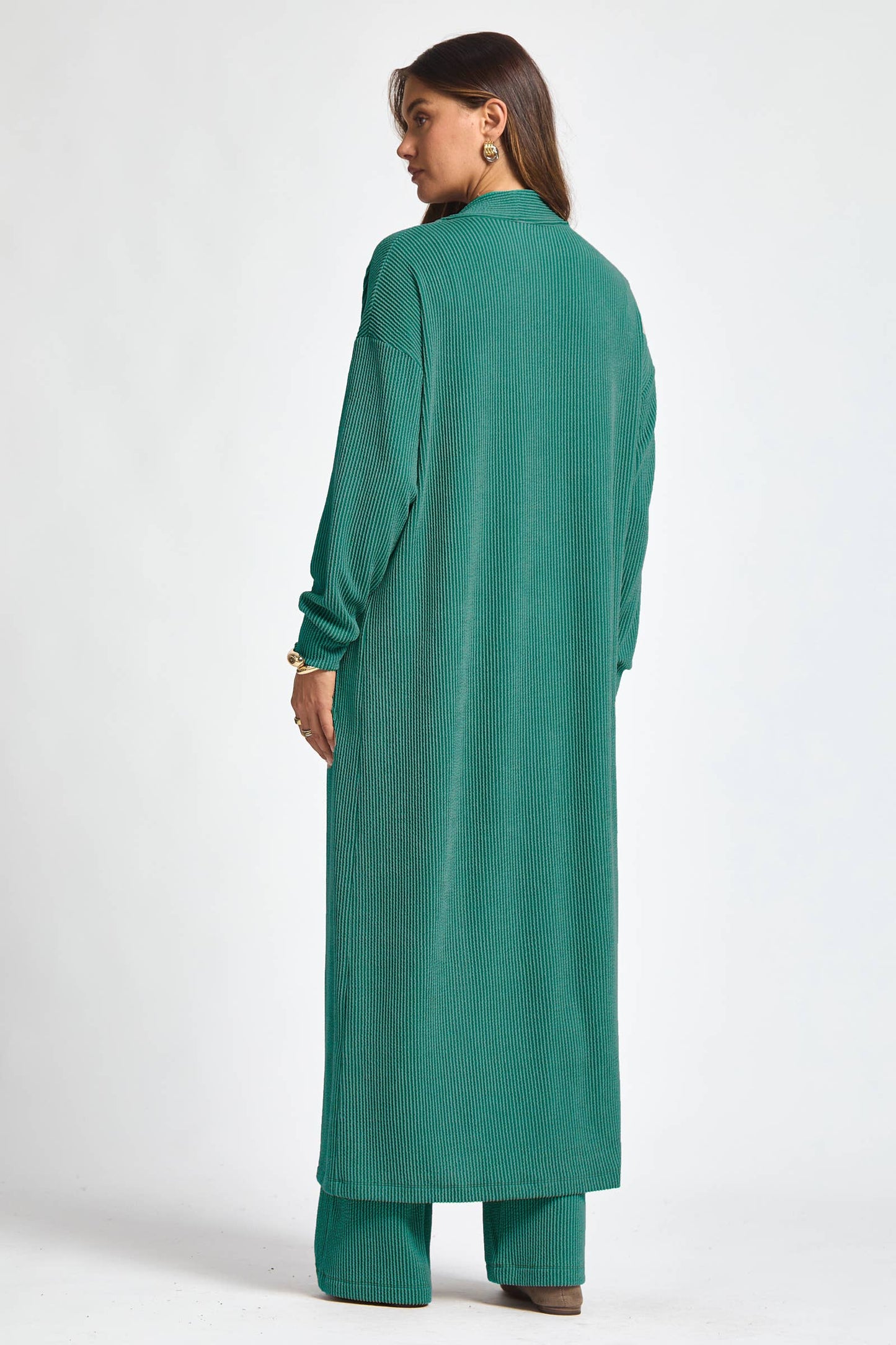 Dear Scarlett - Longline Cardigan + Relaxed Pants 2 Piece