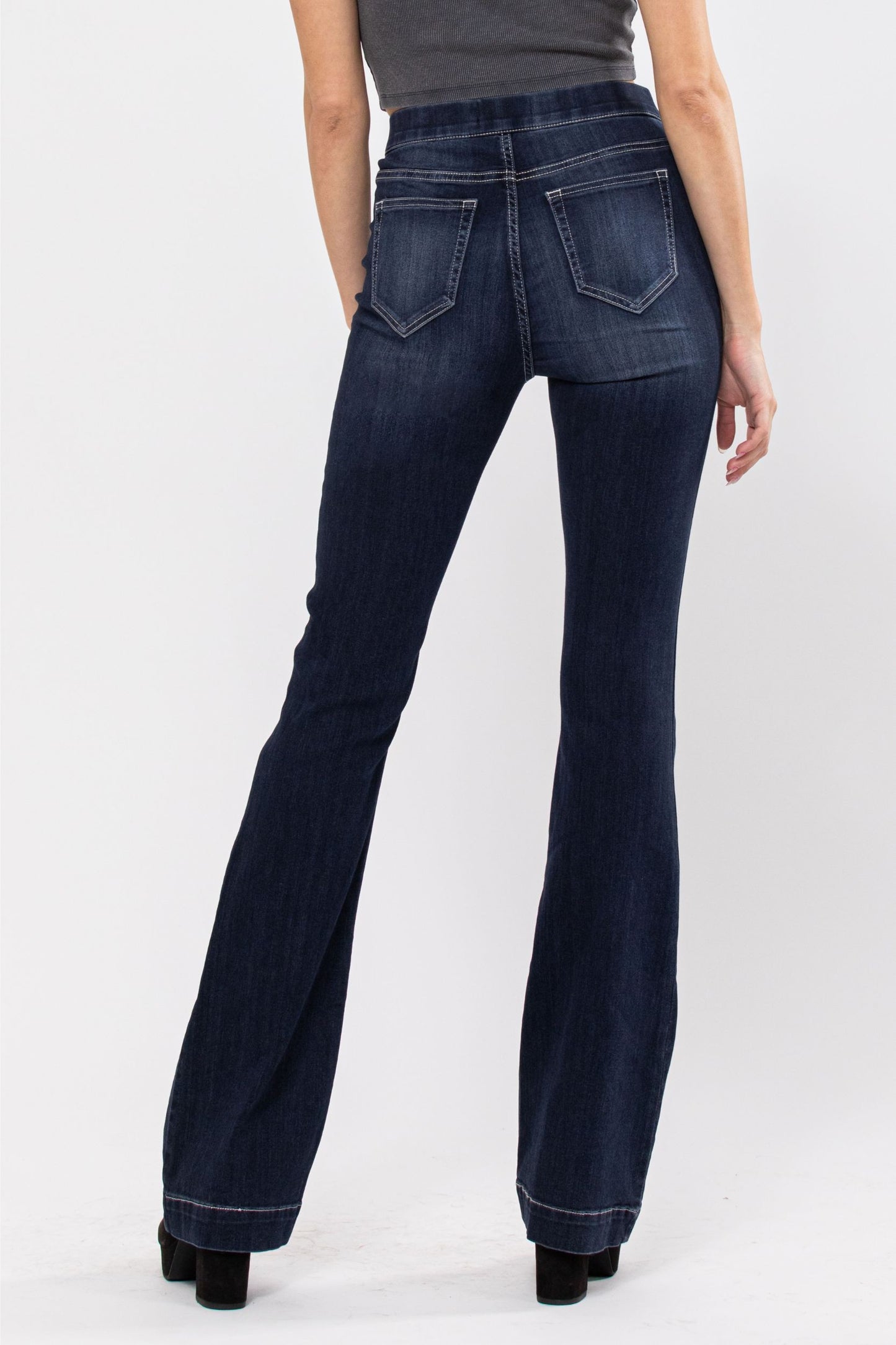 High Rise Flare Jegging-Cello Jeans