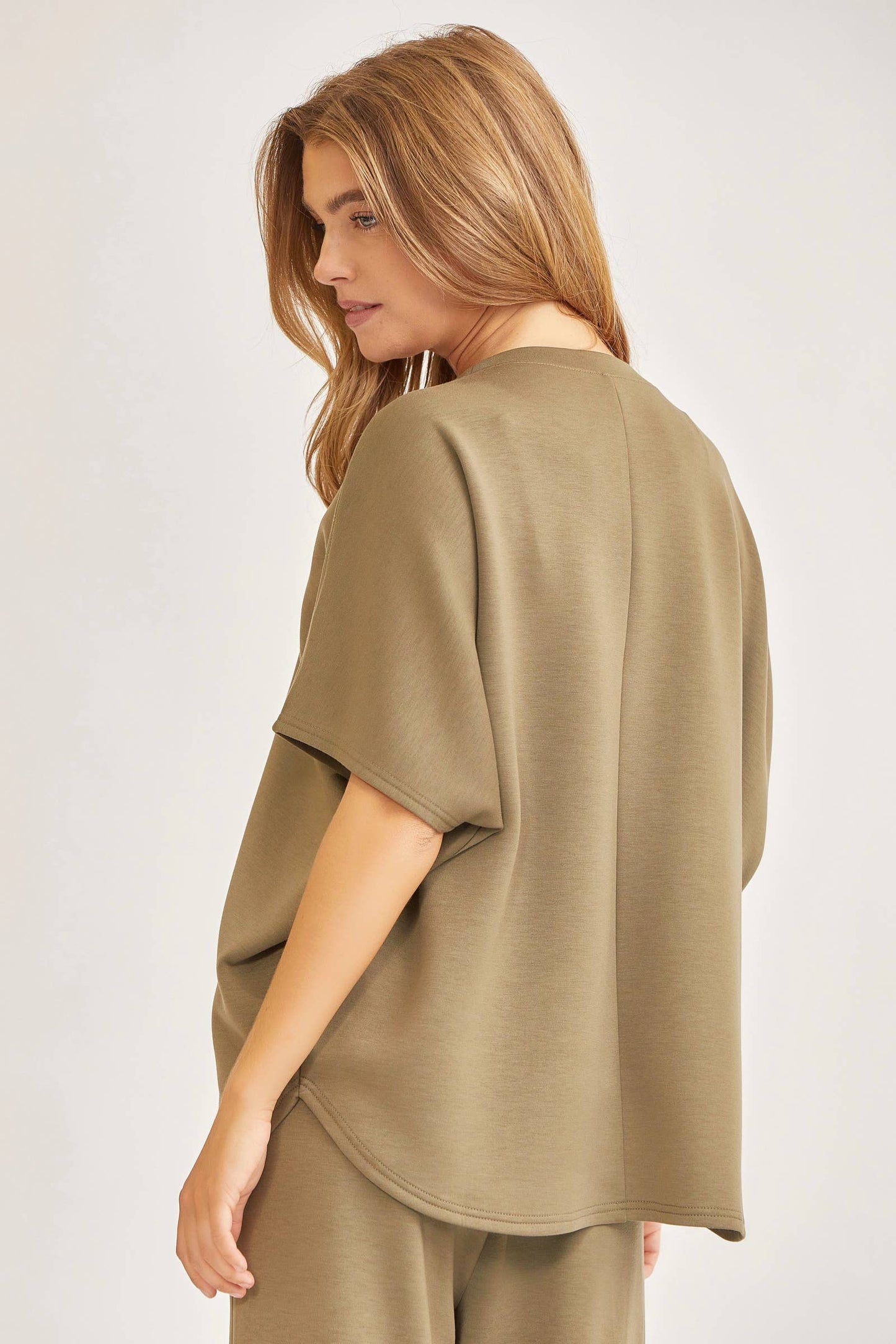 Poncho Top + Bell Bottom Modal Set