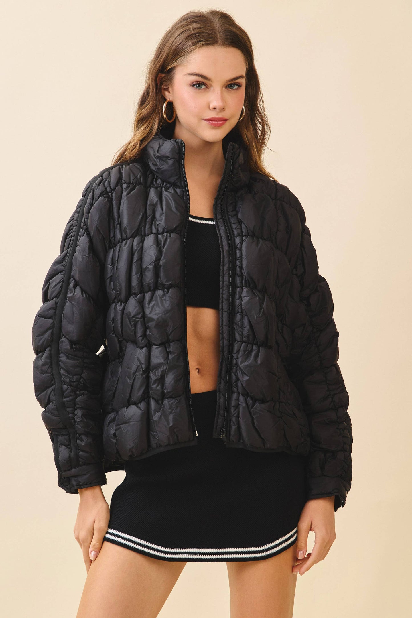 Light Weight Quilted Puffer Jacket