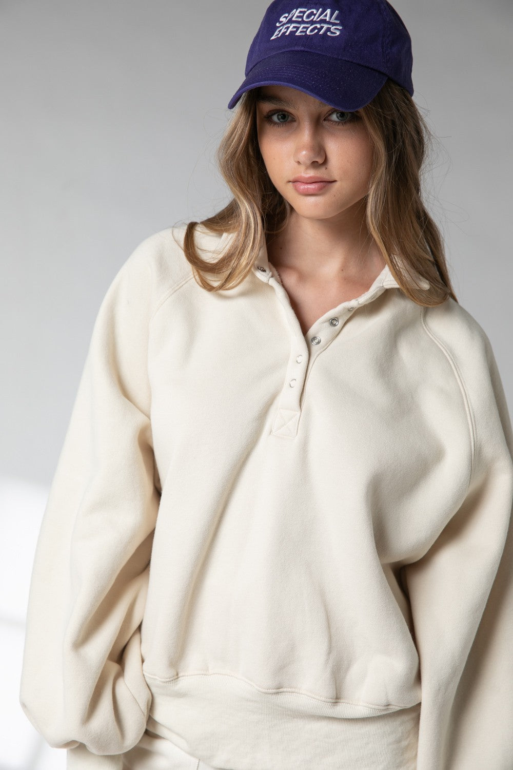 Piper Snap Button Collared Sweater