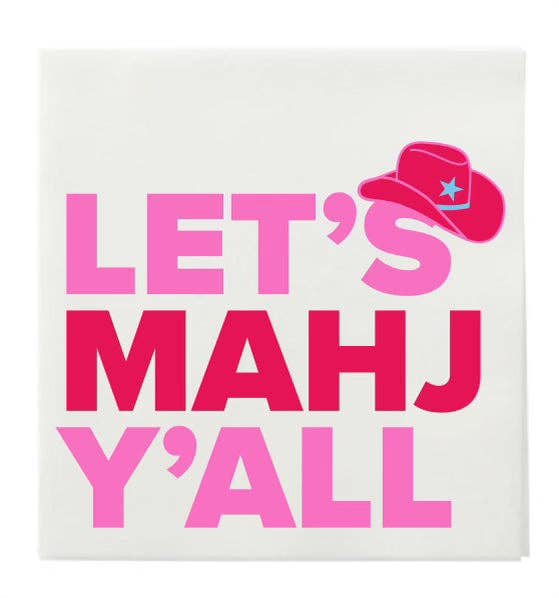 Mahji Mamas - “LET’S MAHJ Y’ALL” COCKTAIL NAPKINS