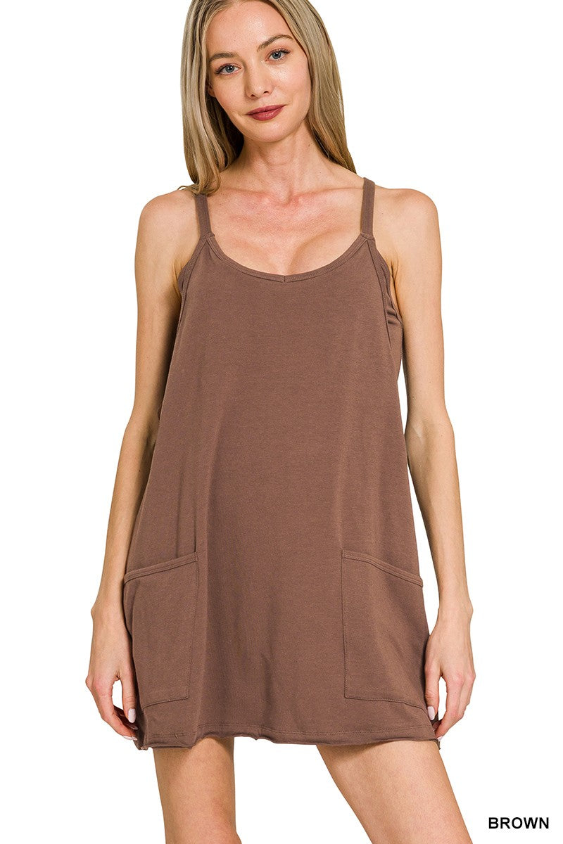 Mini Dress With Built-in Romper Liner