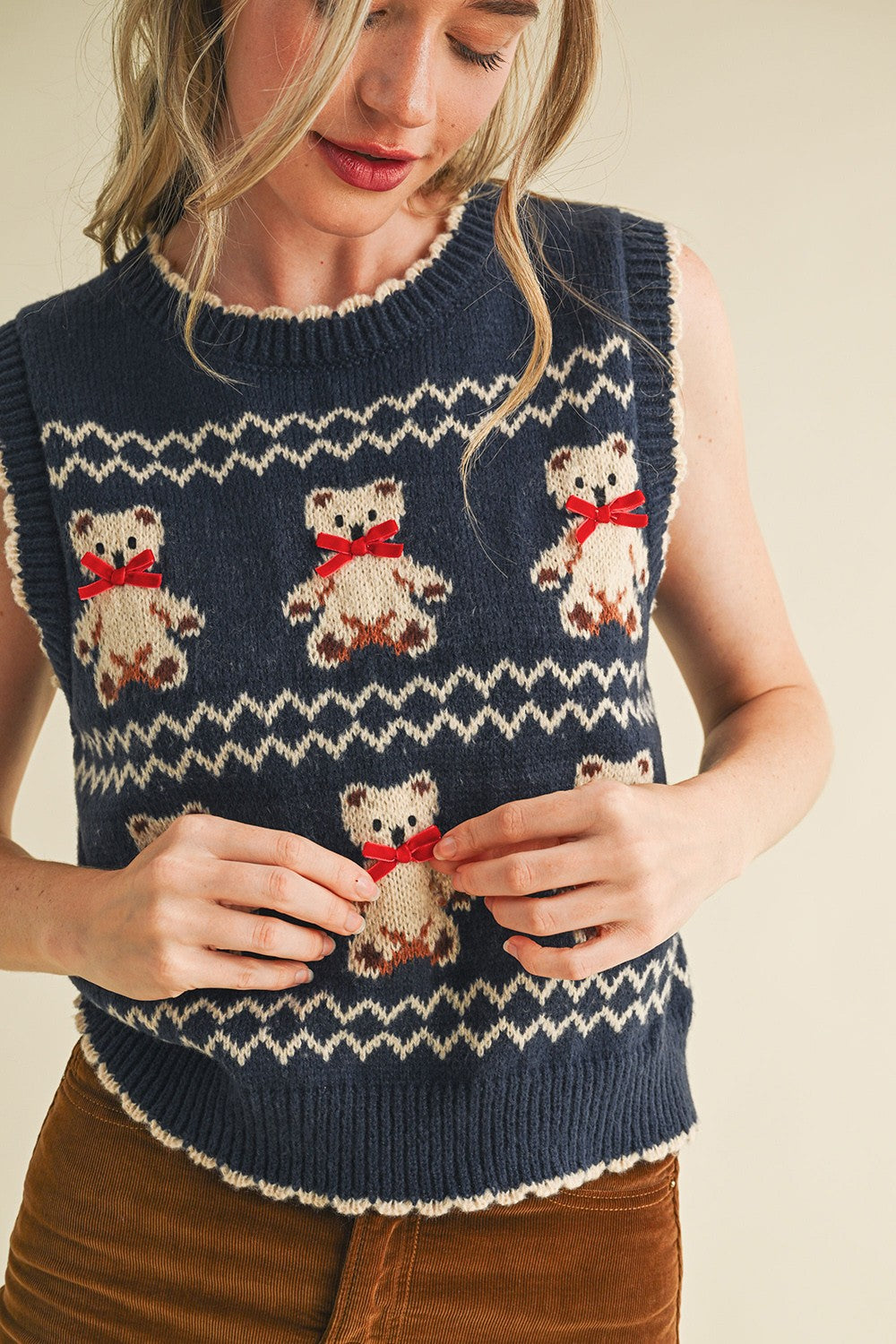 Teddy Bear Sweater Vest