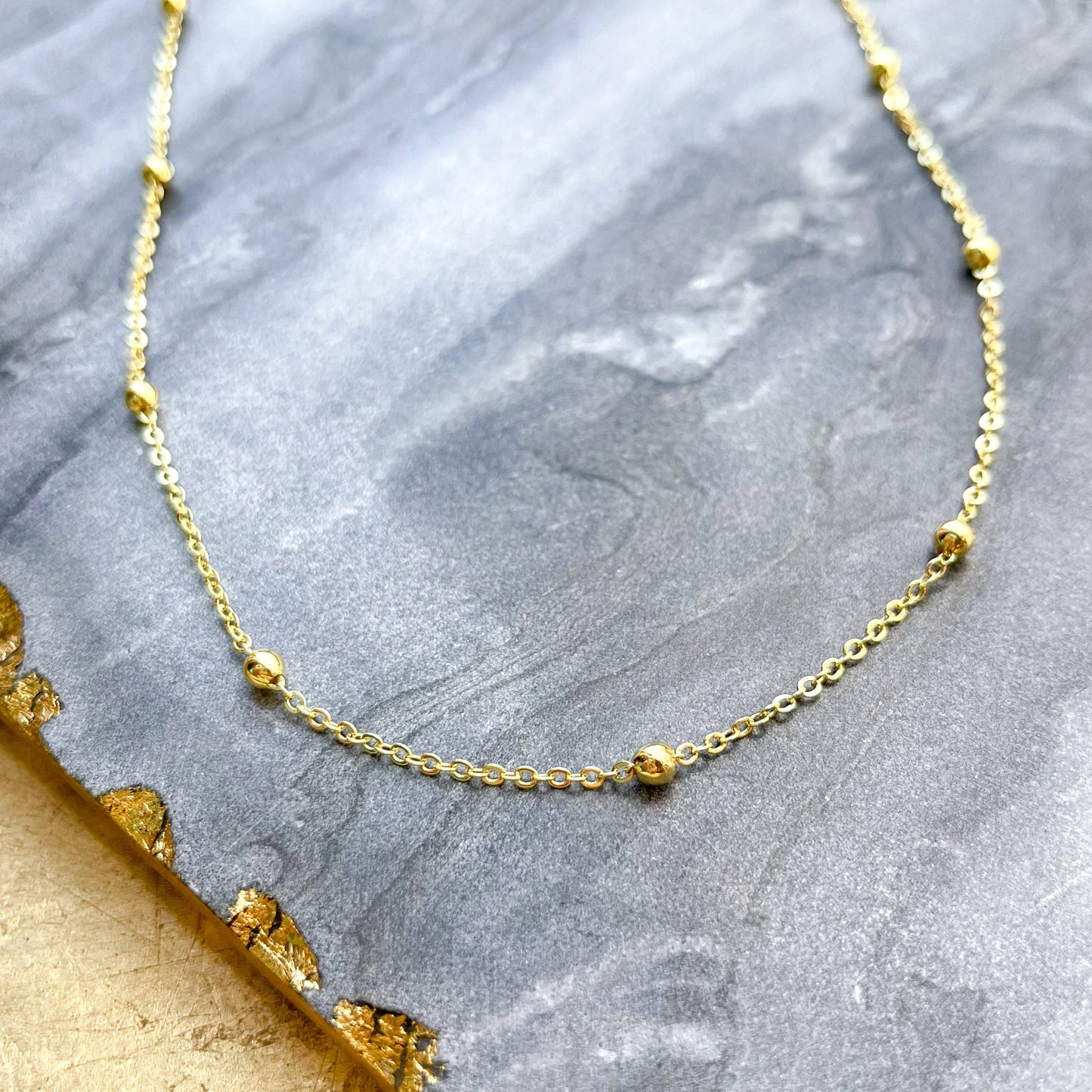 O’Lolly Jewelry - O’Lolly 18k Gold Plated Simple Chain