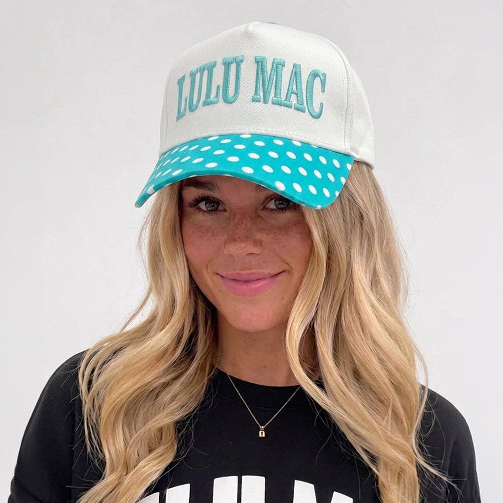Girlie Girl Originals - LM-CP-1002 Mint/White Dot Cap