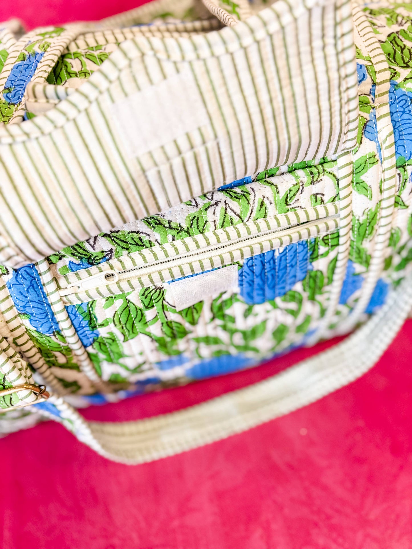 Heart of Grace - Charleston Large Scalloped Quilted Duffle Bag