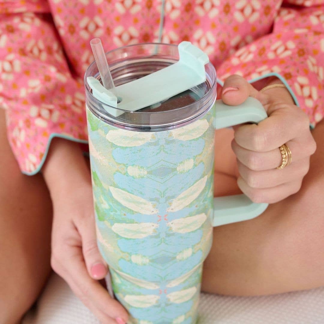 Laura Park Designs - Elephant Falls 40 oz. Travel Tumbler