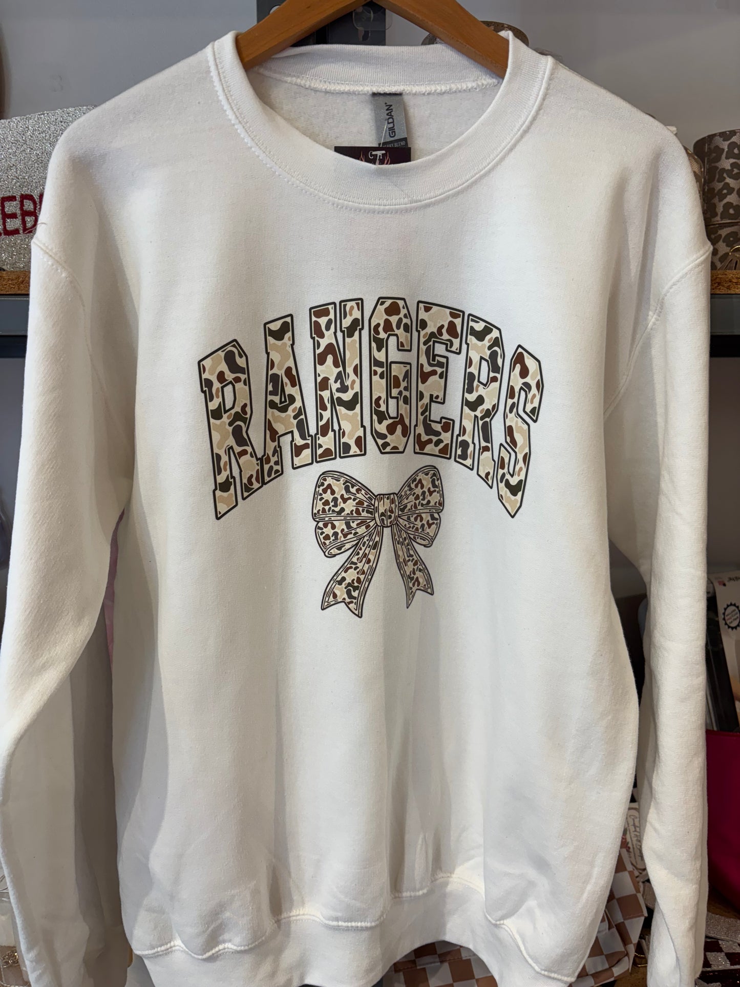 Rangers Camo Bow Sweatshirt