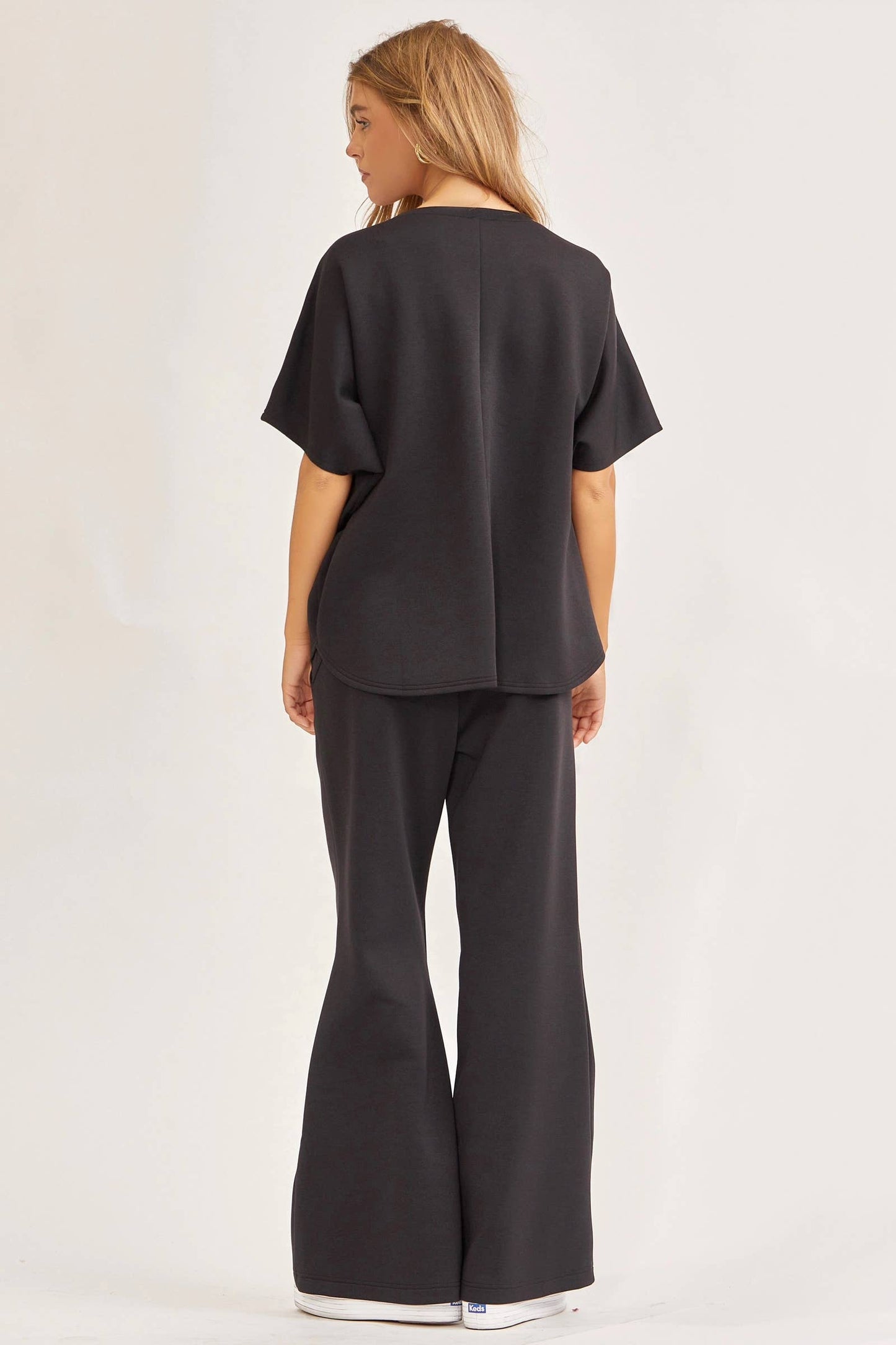 Poncho Top + Bell Bottom Modal Set