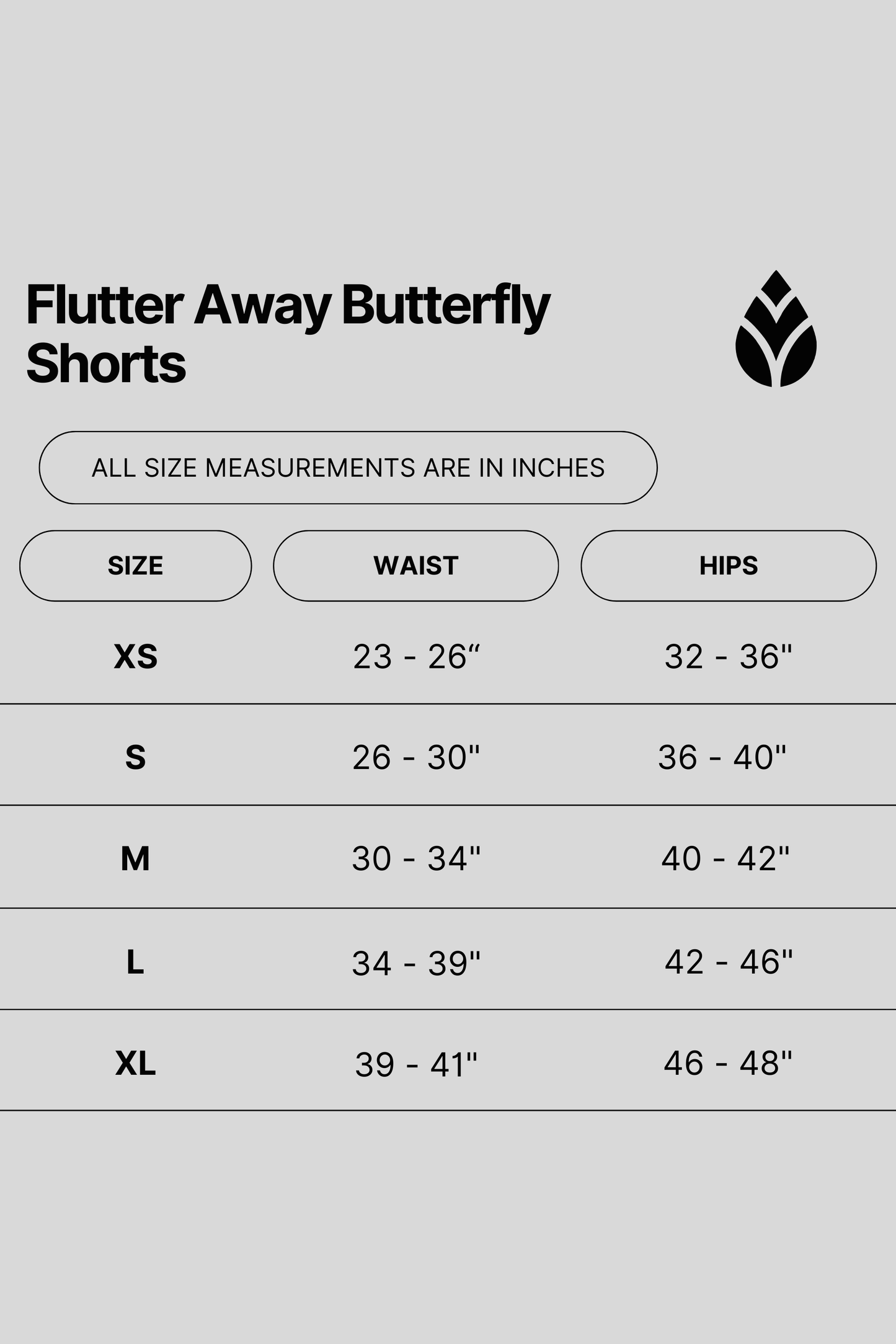 Flutter Away Butterfly Shorts -TooLooLah