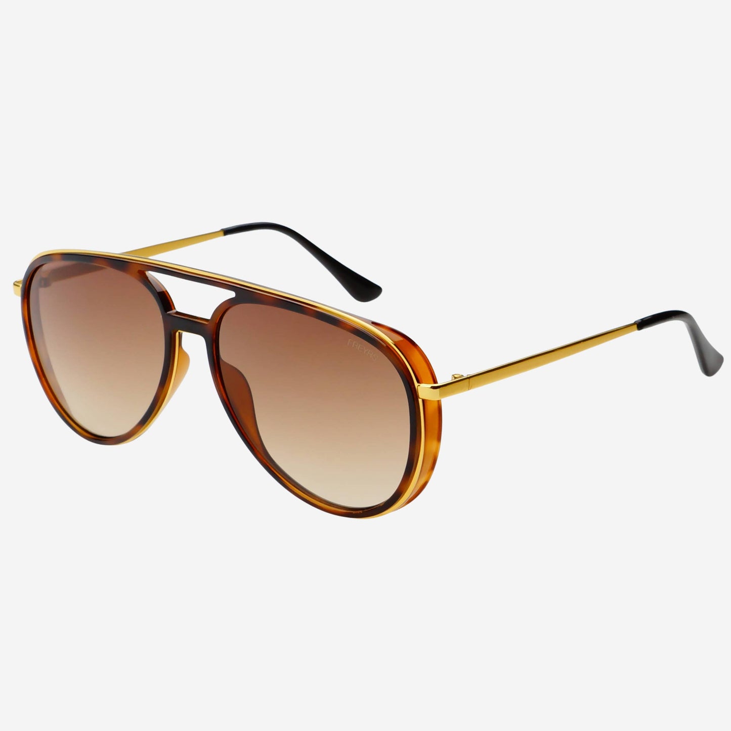 FREYRS Eyewear - Fulton Unisex Aviator Sunglasses Tortoise