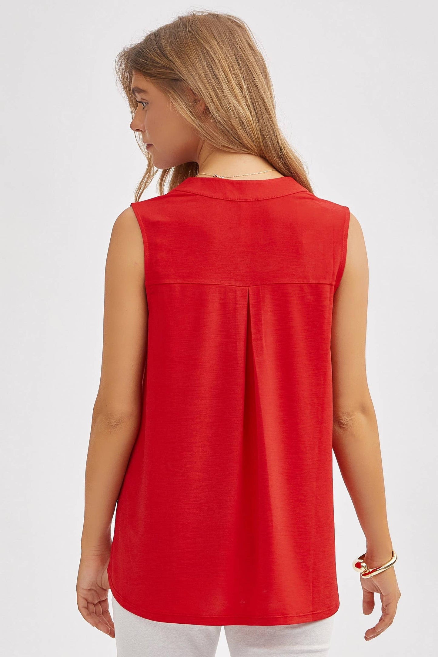 Dear Scarlett - Solid Lizzy A-Line Tank Top
