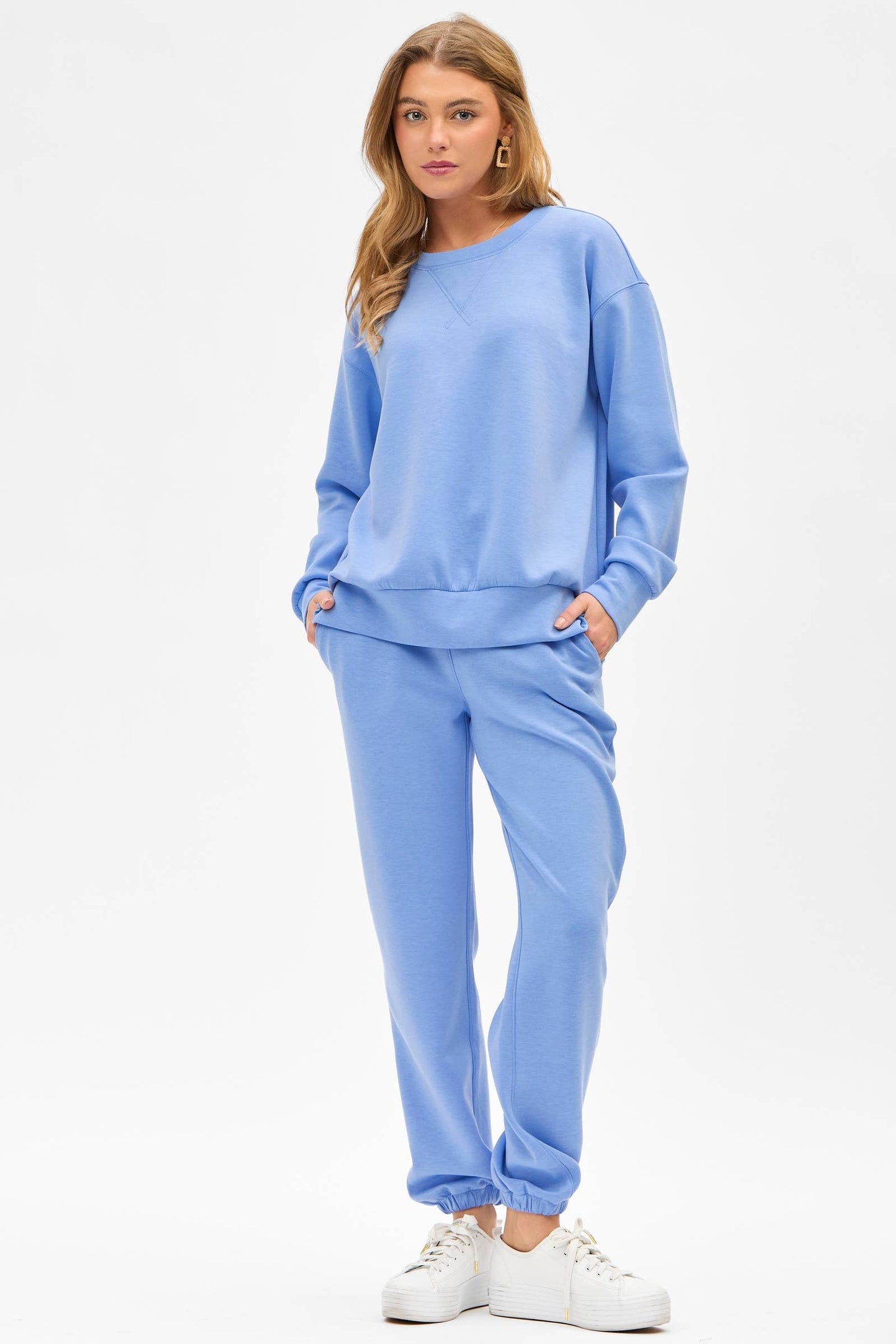 Crew Neck Pullover + Jogger Set TRVSET-MALIBU