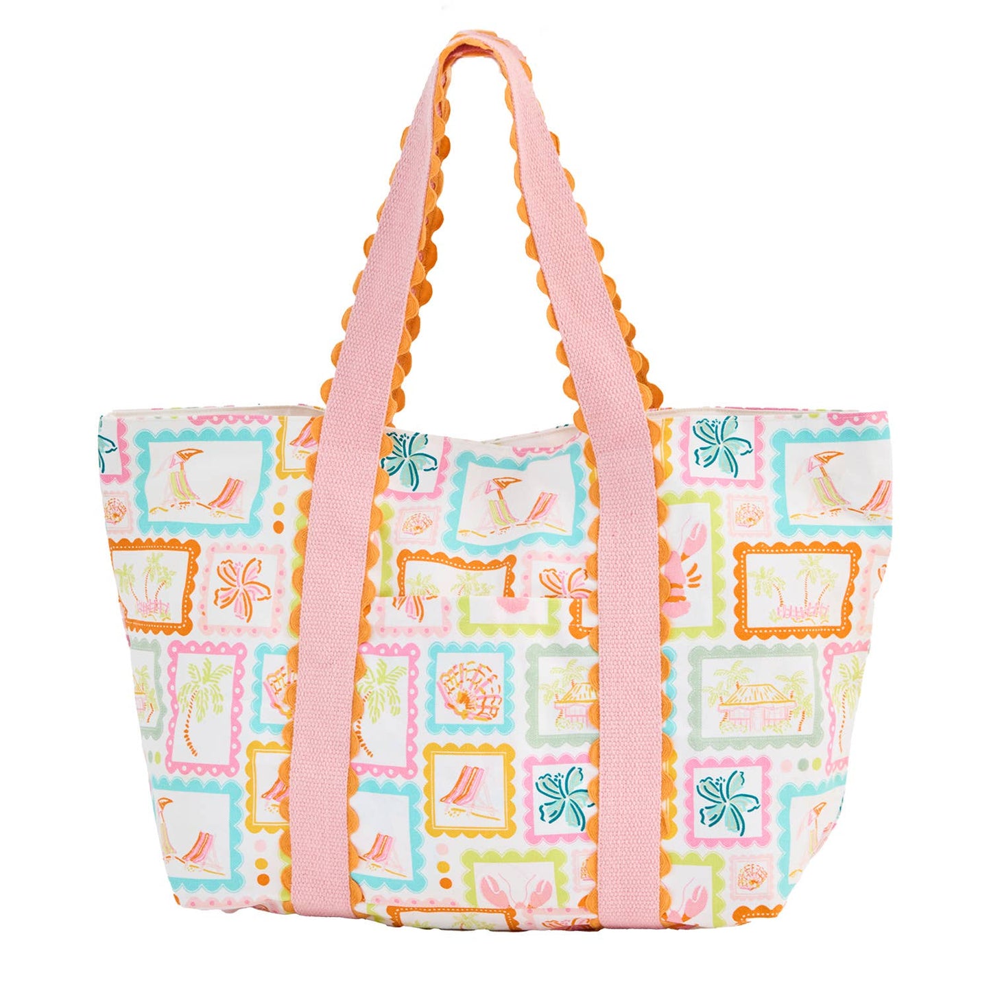 Capri Carryall Tote Happy Place