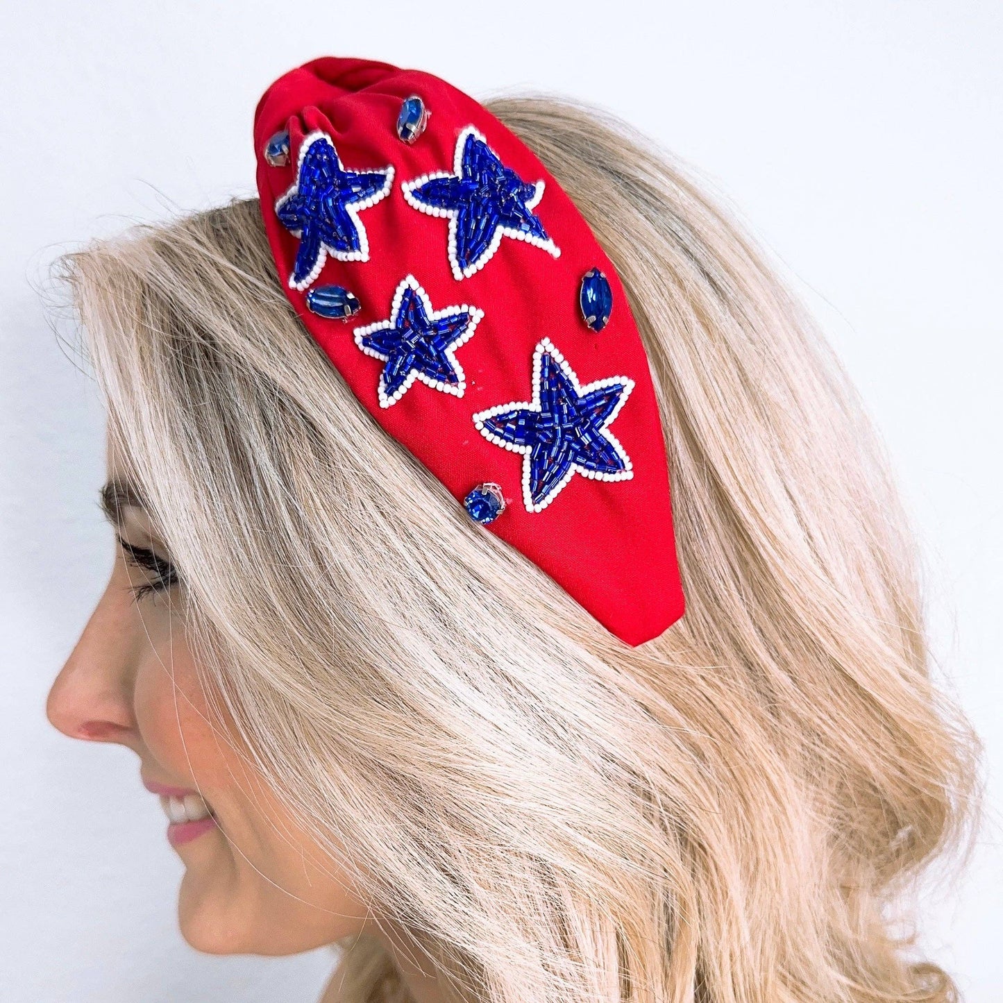 Treasure Jewels Inc. - Star Red/Blue Headband