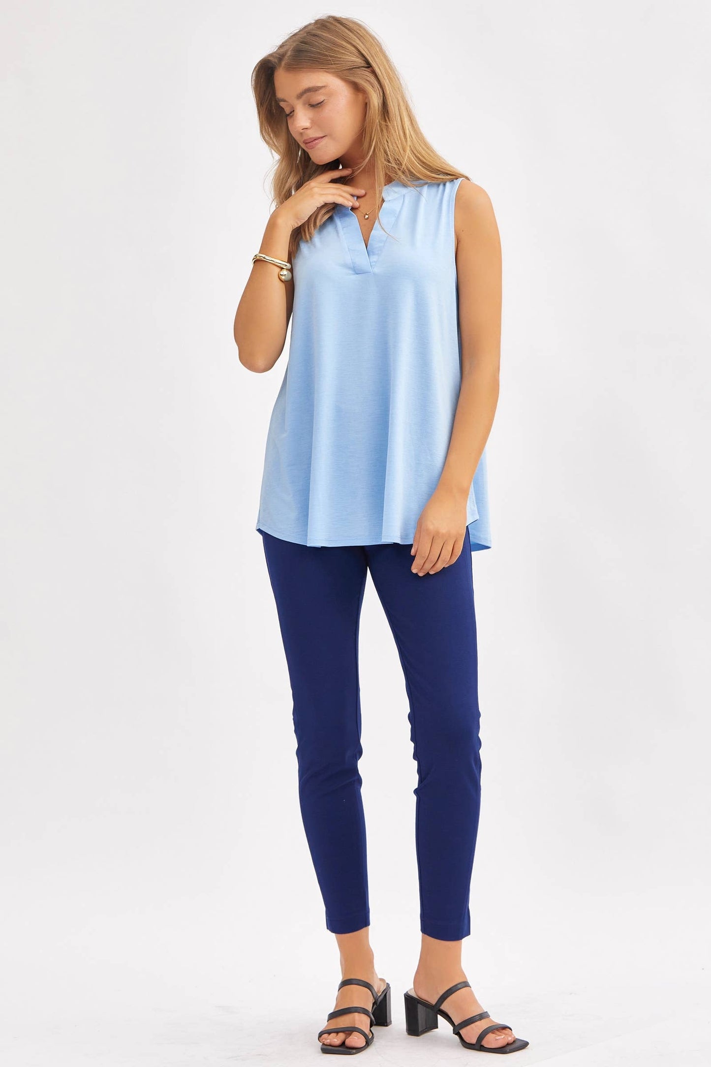 Dear Scarlett - Solid Lizzy A-Line Tank Top