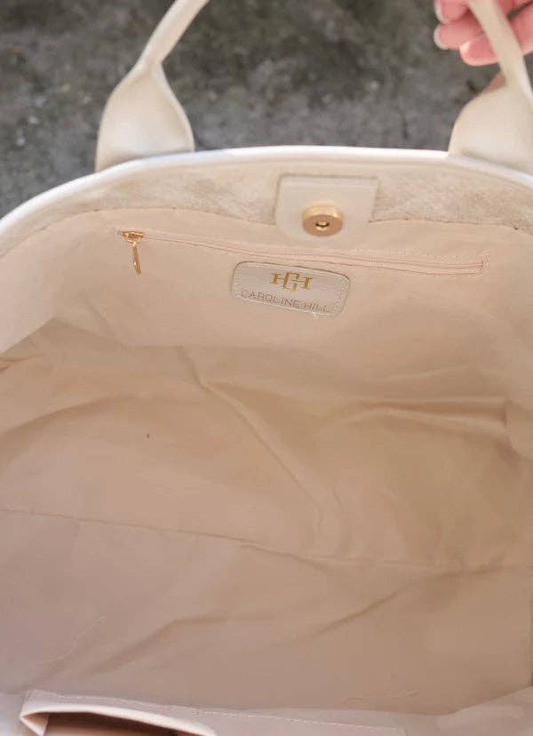 Caroline Hill - Melissa Tote Bag Shimmer Champagne