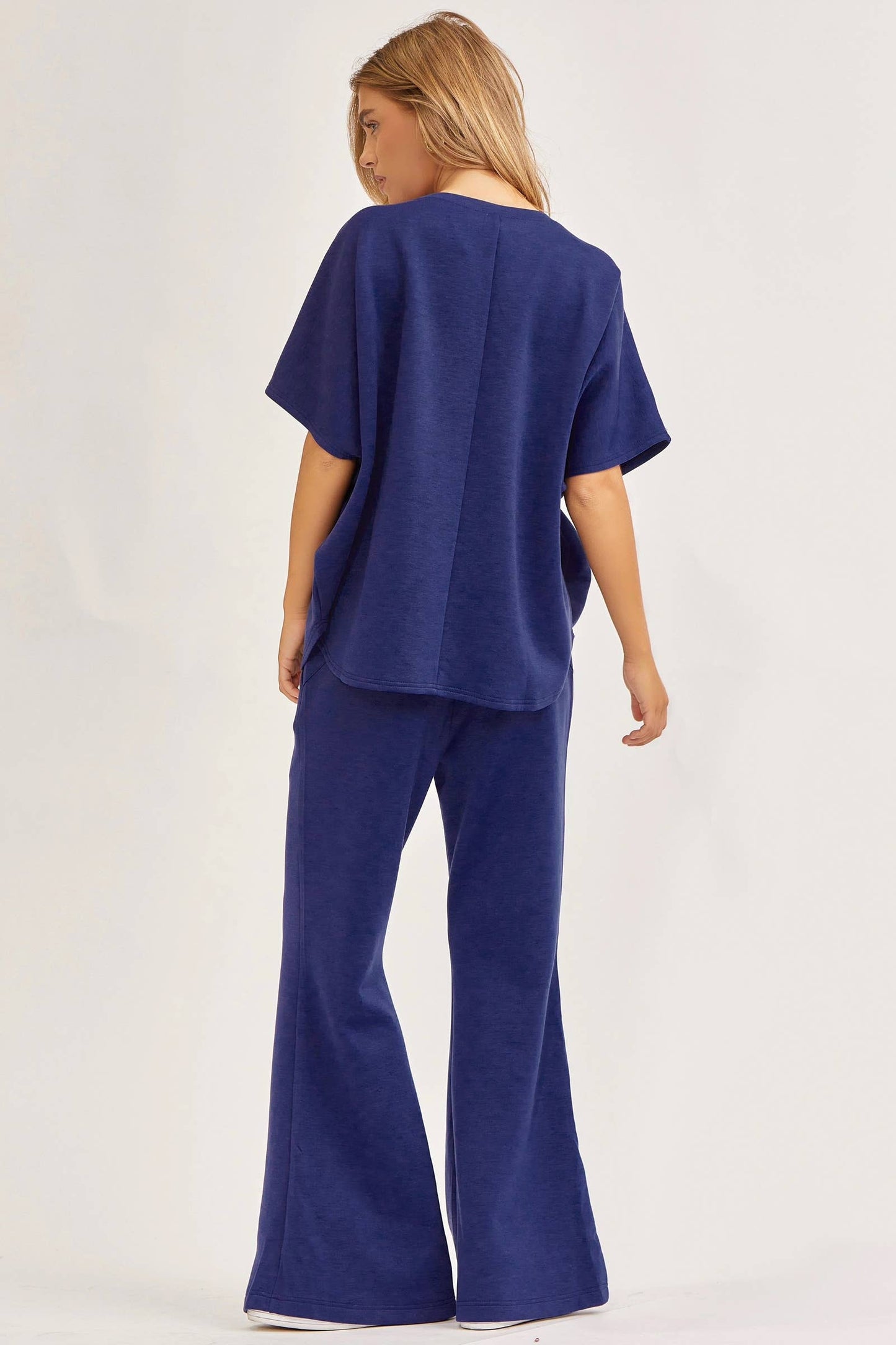 Poncho Top + Bell Bottom Modal Set