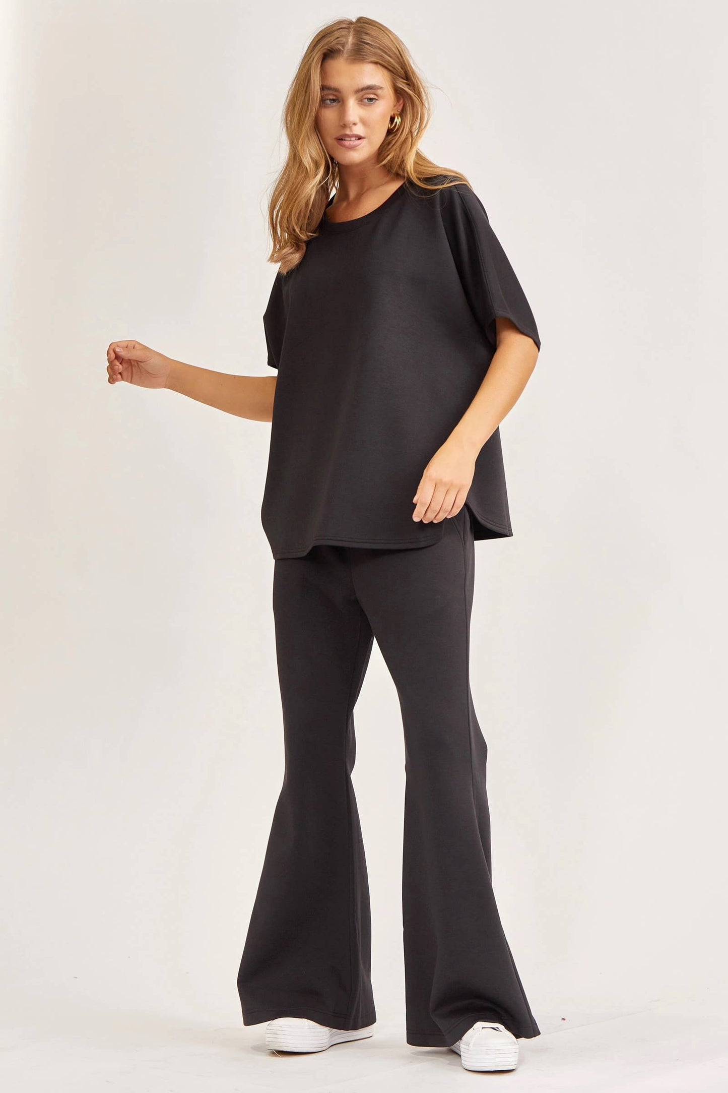 Poncho Top + Bell Bottom Modal Set
