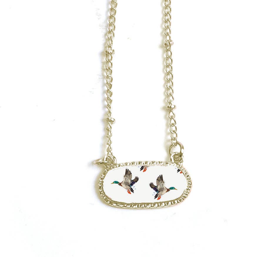 CrawfordHill White Duck Necklace