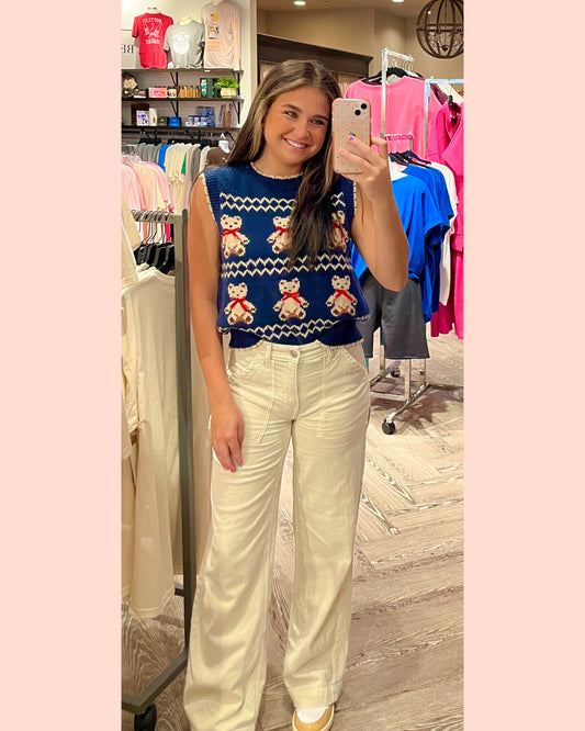 Teddy Bear Sweater Vest