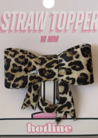 Large Bow Straw Toppers