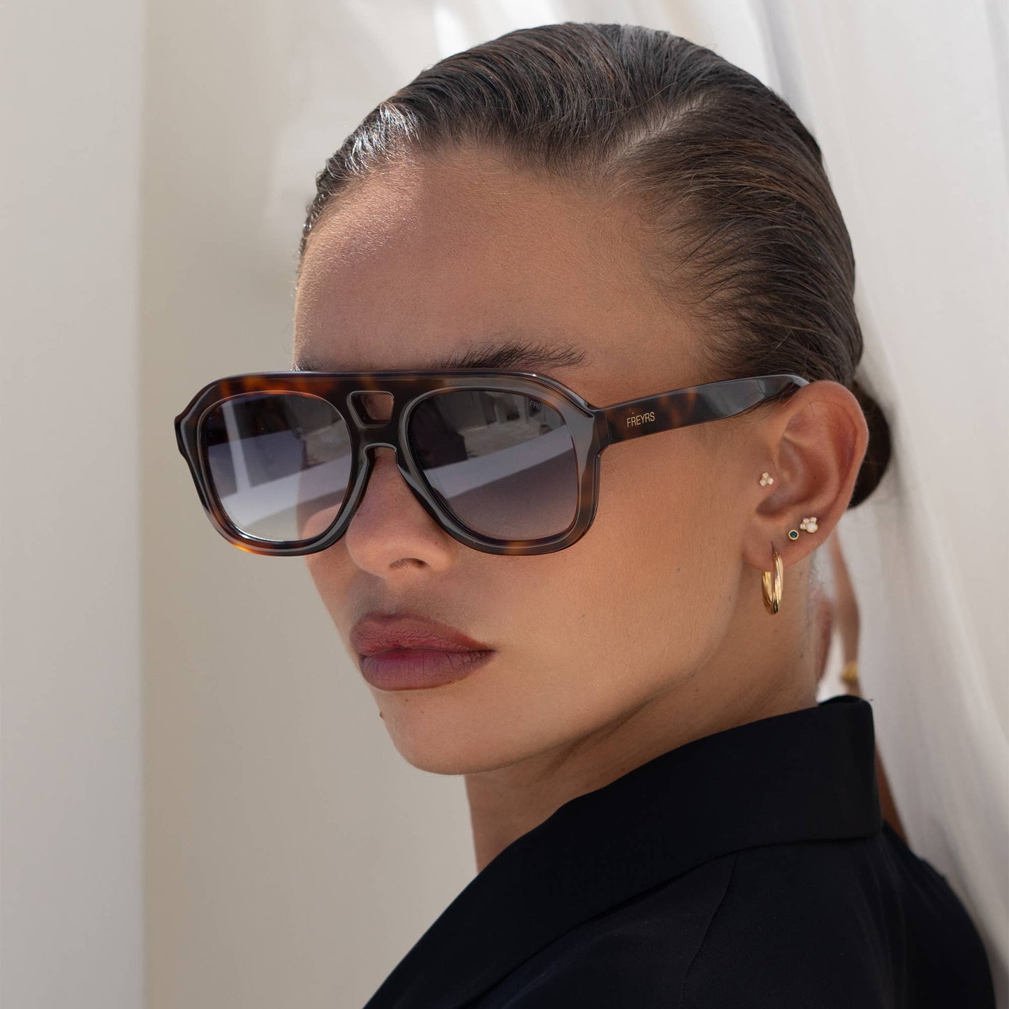 FREYRS Eyewear - Voyager Acetate Oversized Aviator Sunglasses