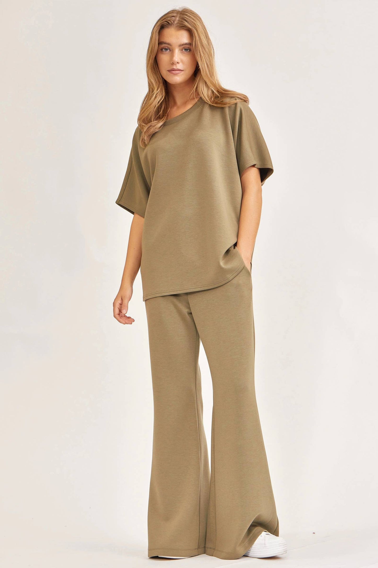 Poncho Top + Bell Bottom Modal Set