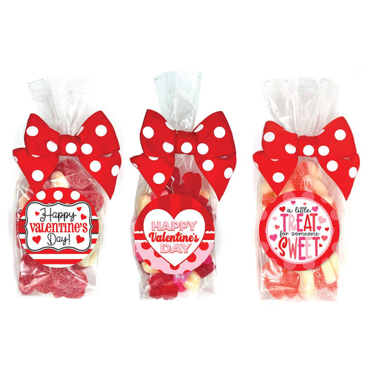 Valentine Candy Regular Treat Bags Asst #1