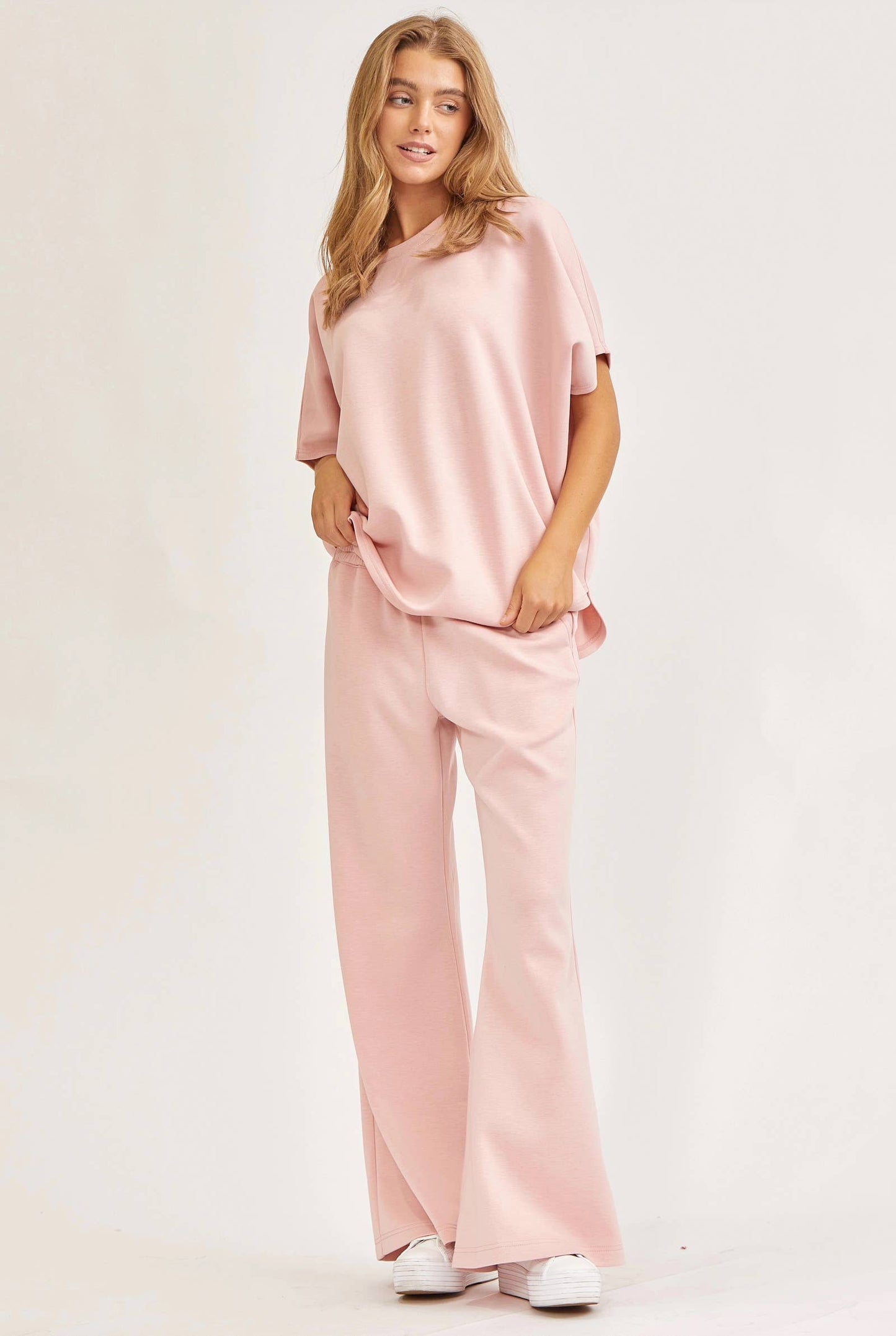 Poncho Top + Bell Bottom Modal Set