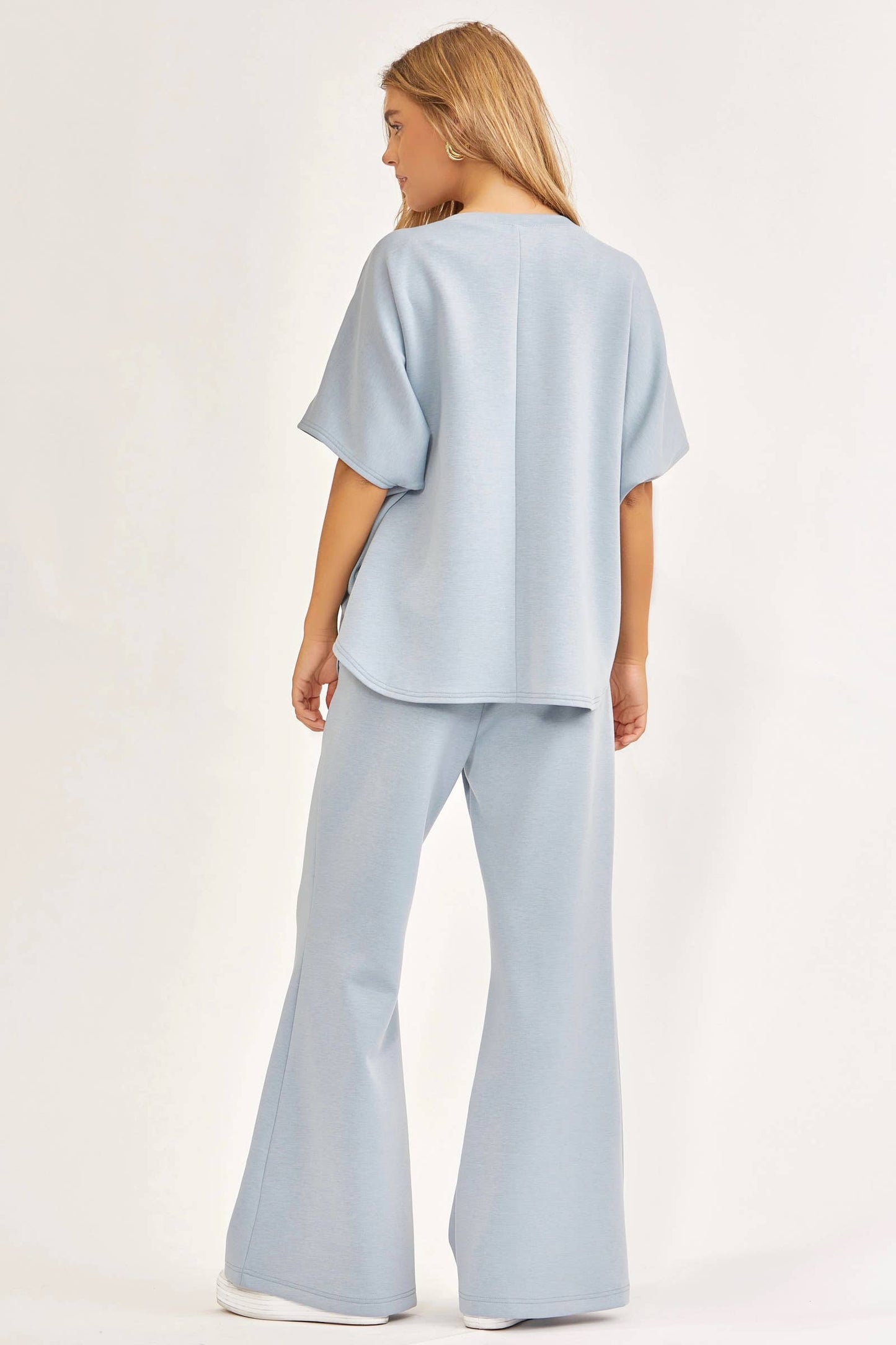 Poncho Top + Bell Bottom Modal Set