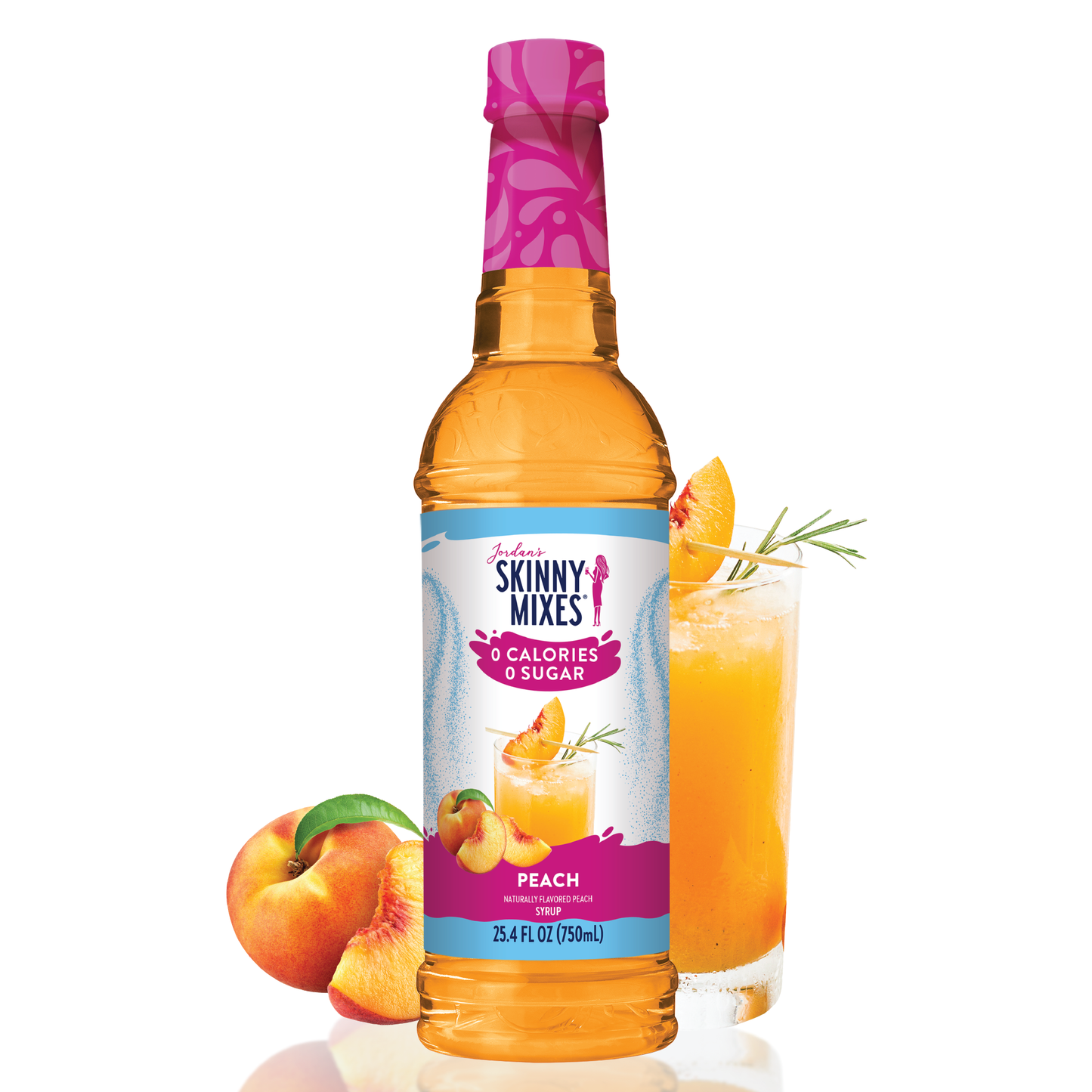 Jordan's Skinny Mixes - Sugar Free Peach Syrup
