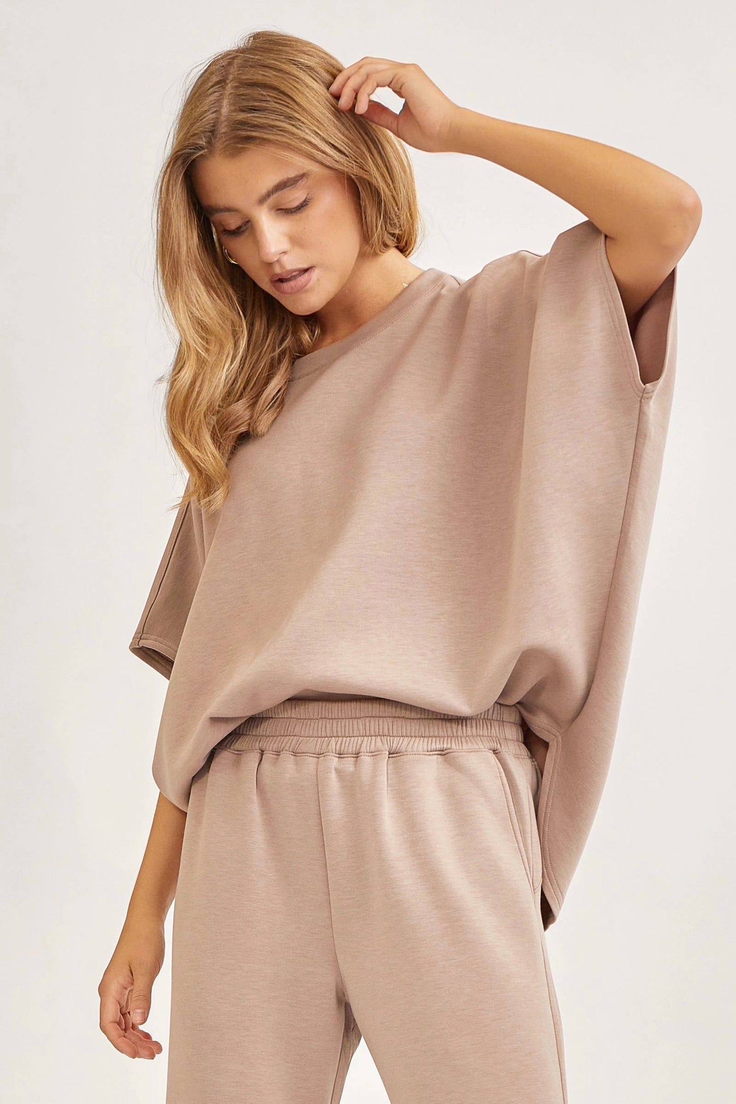 Poncho Top + Bell Bottom Modal Set