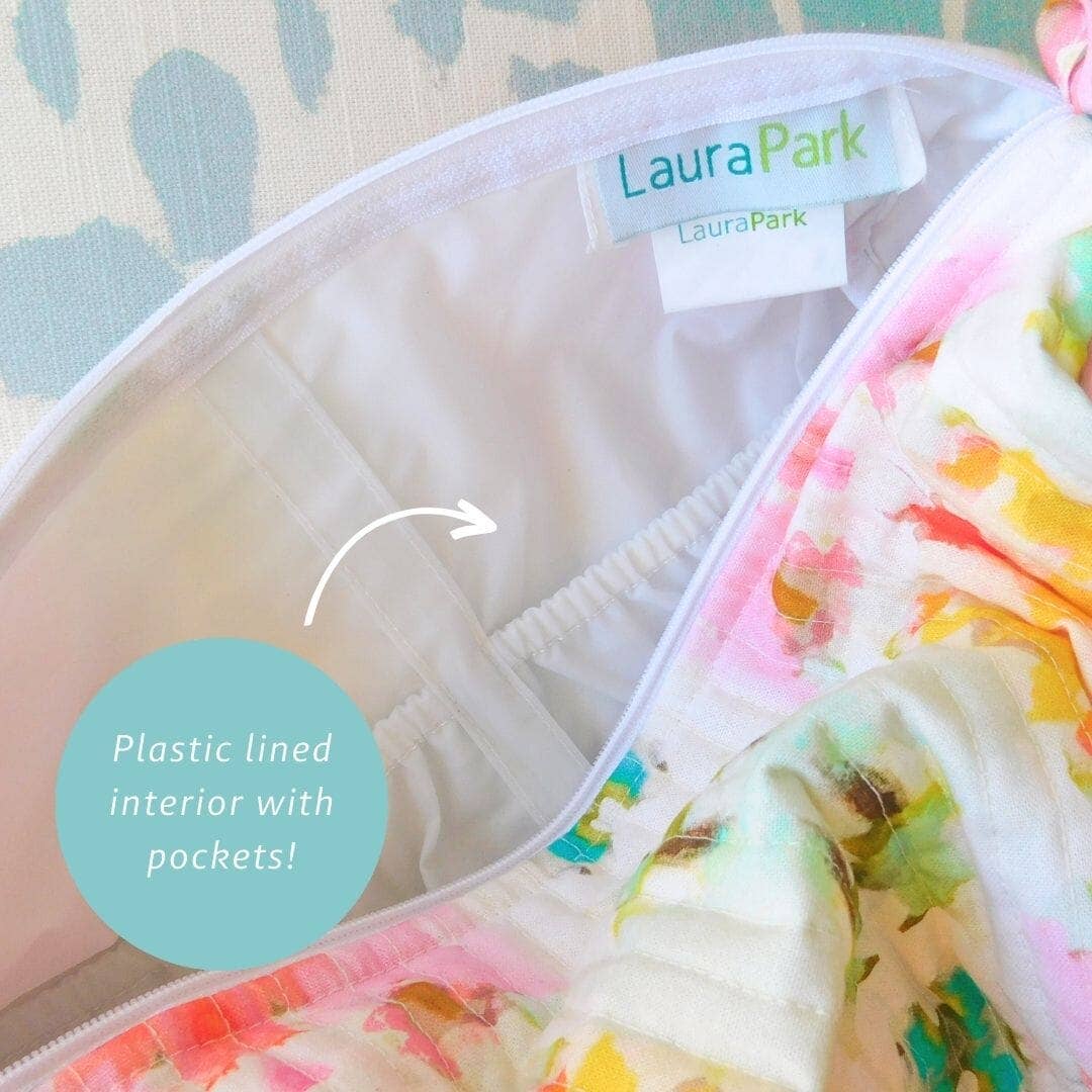 Laura Park Designs - Antigua Smile Small Cosmetic Bag