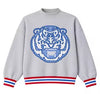 Collegiate Embroidered Custom Mock neck Sweatshirt