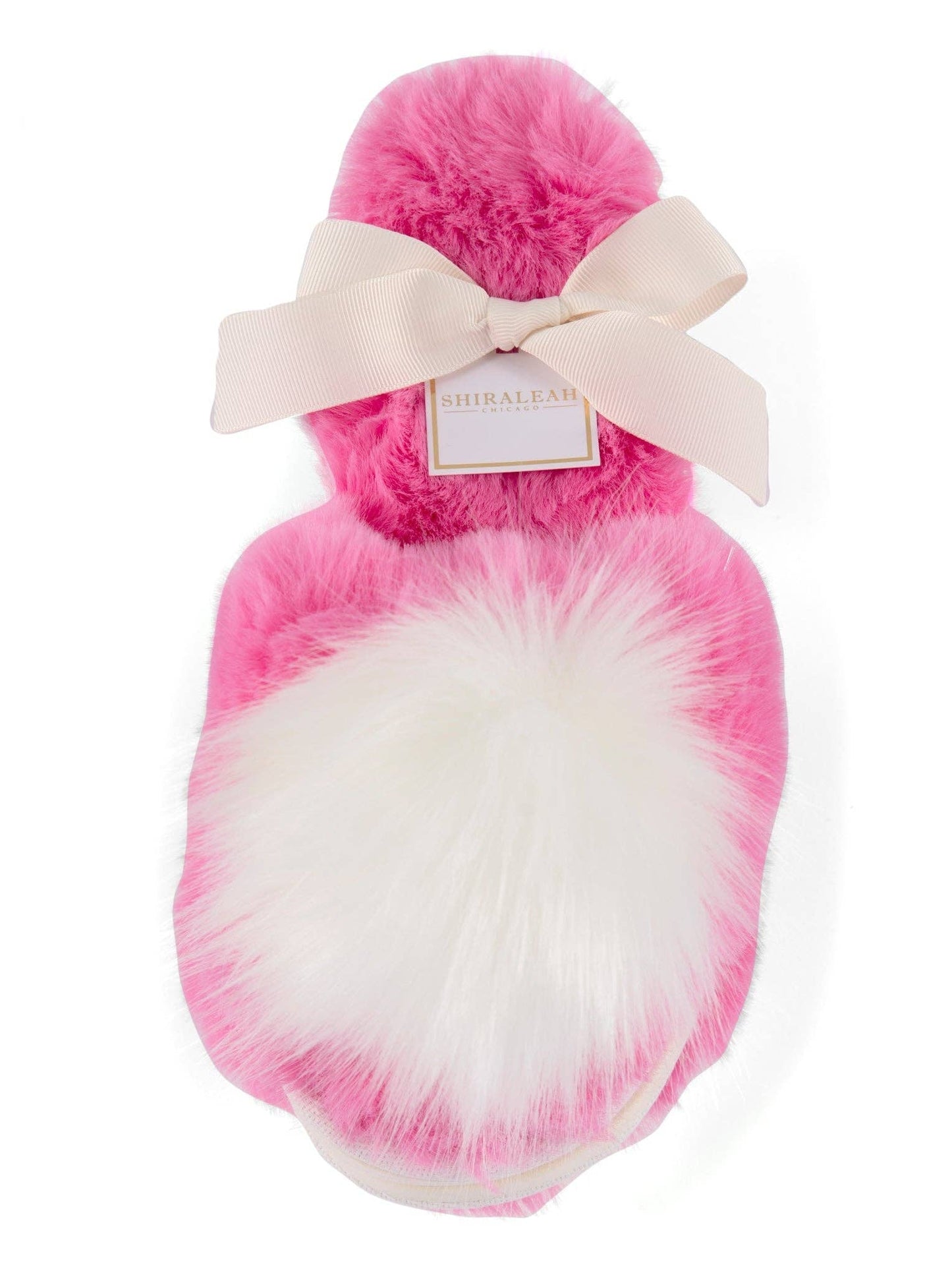 CHB Pom Pom SLIPPERS, MAGENTA