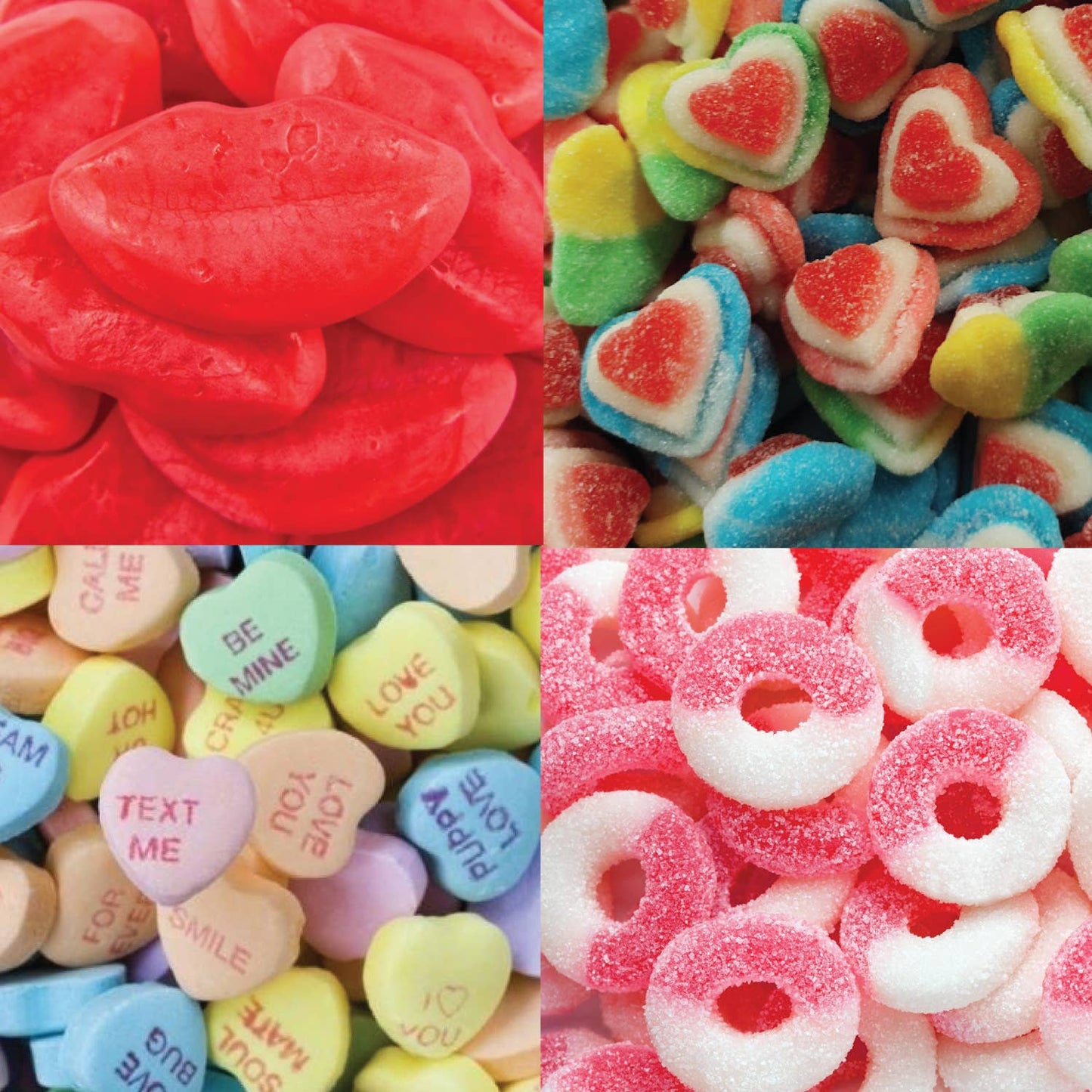 Valentine Candy Regular Treat Bags Asst #1