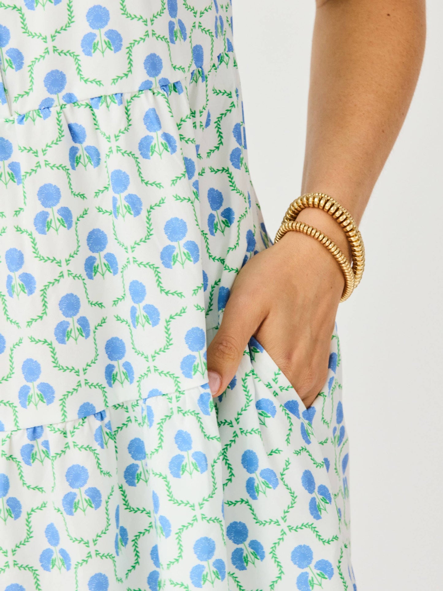 Eloise Dress | Sweetbriar Lattice Blue