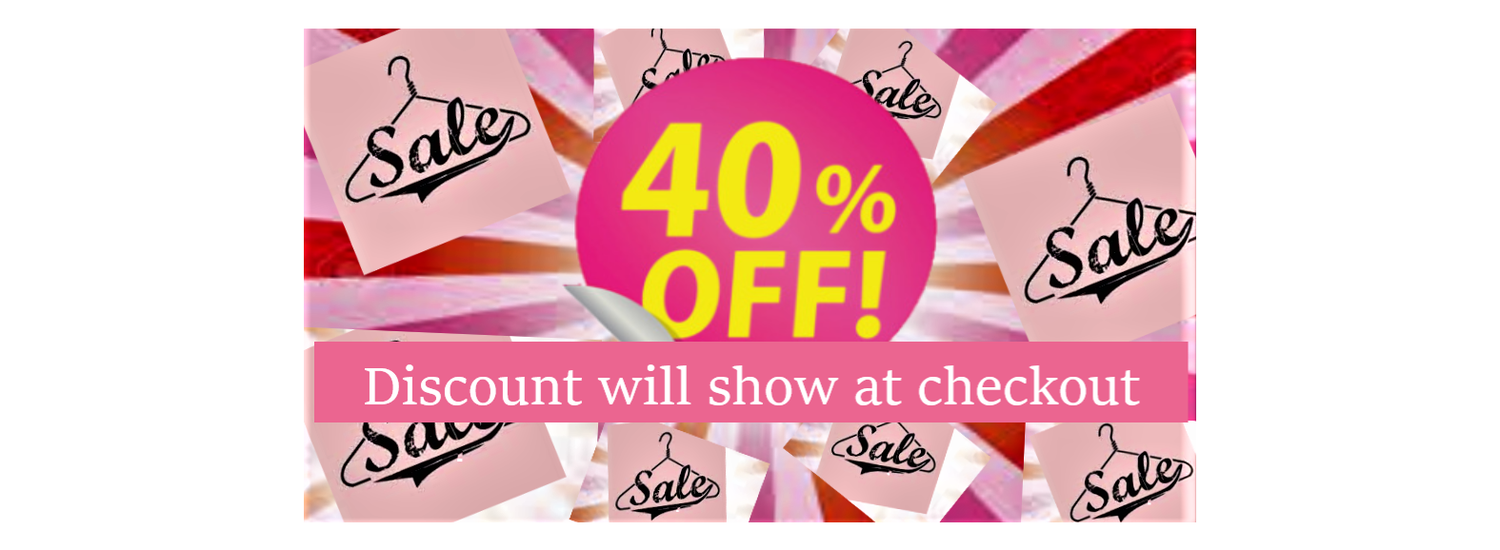 40% Final Sale- Sale will show in your Cart at checkout!