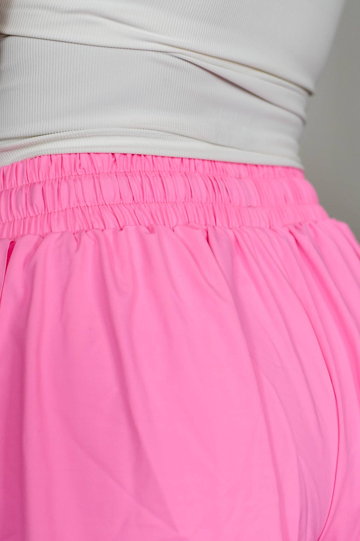 Flutter Away Butterfly Shorts - Perfect Pink- TooLooLah