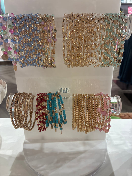 Assorted Beaded Bracelets