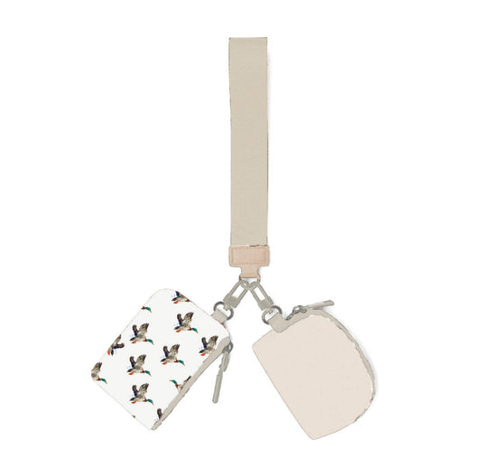 CrawfordHill- Duck Dual Pouch Wristlet
