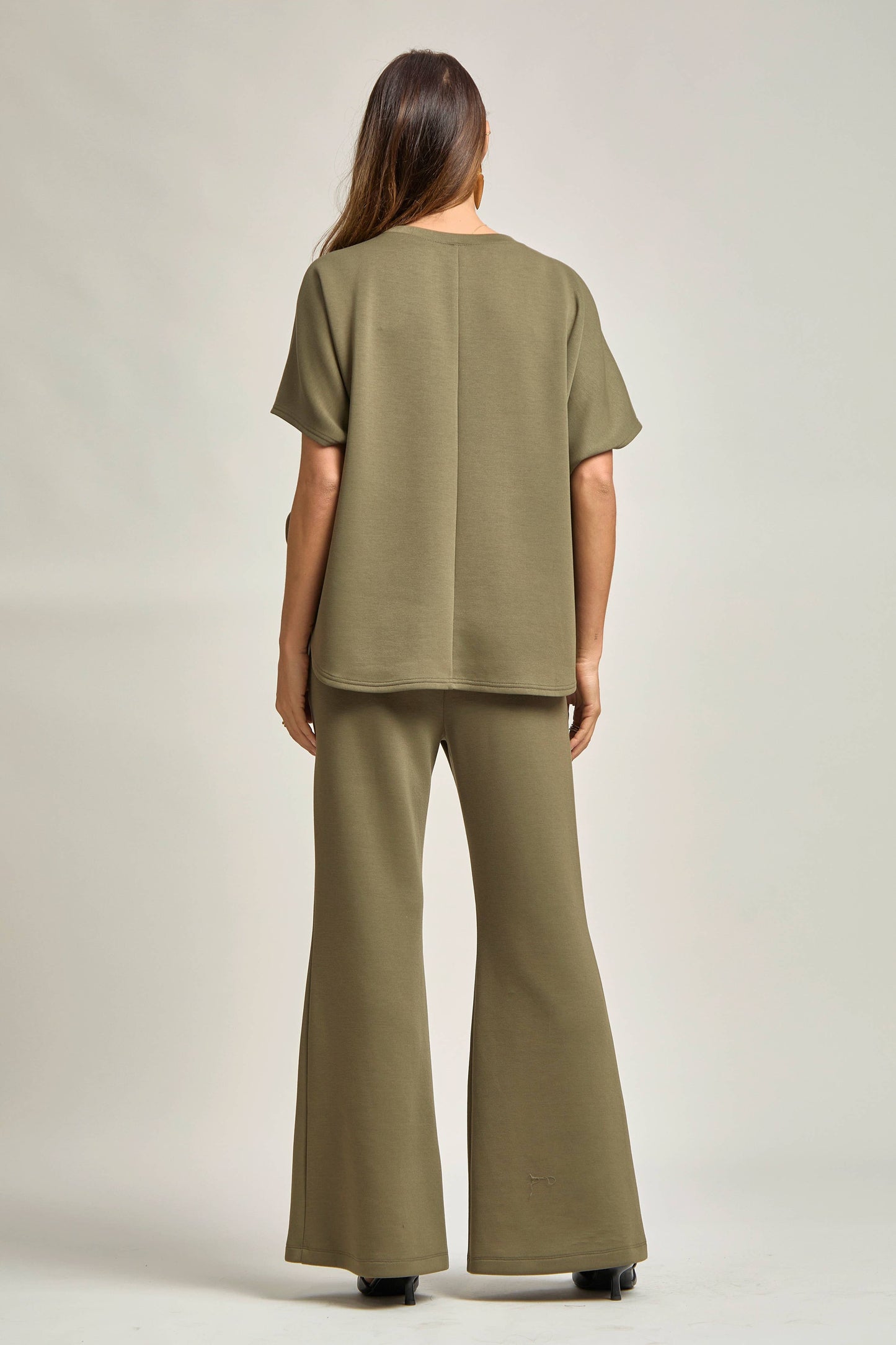 Dear Scarlett - Poncho Top + Bell Bottom Modal Set