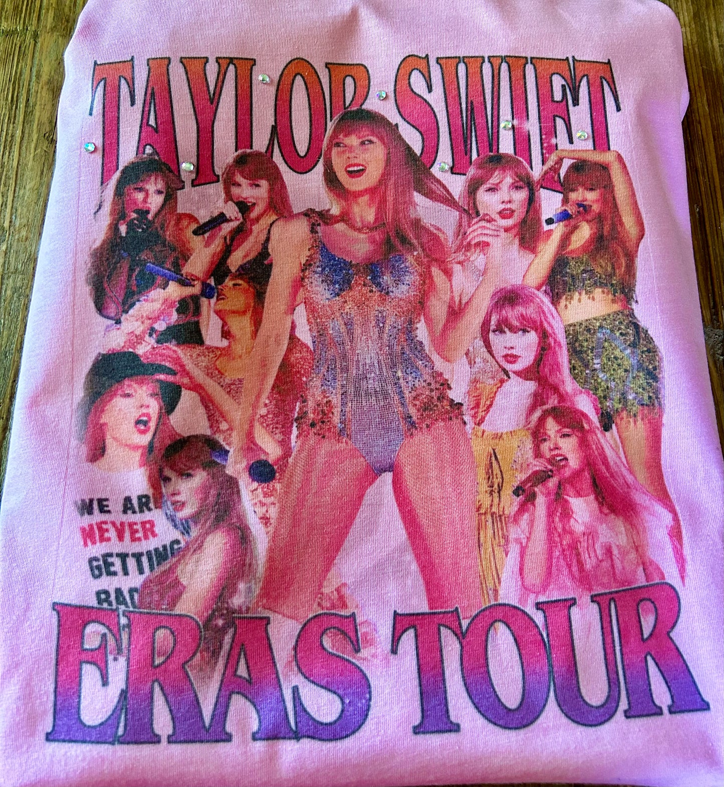 Taylor Swift Graphic T-Shirt with bling