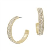 Rhinestone Hoop Earring