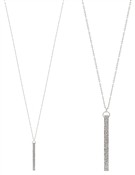 Rhinestone Bar Necklace