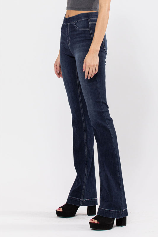 High Rise Flare Jegging-Cello Jeans