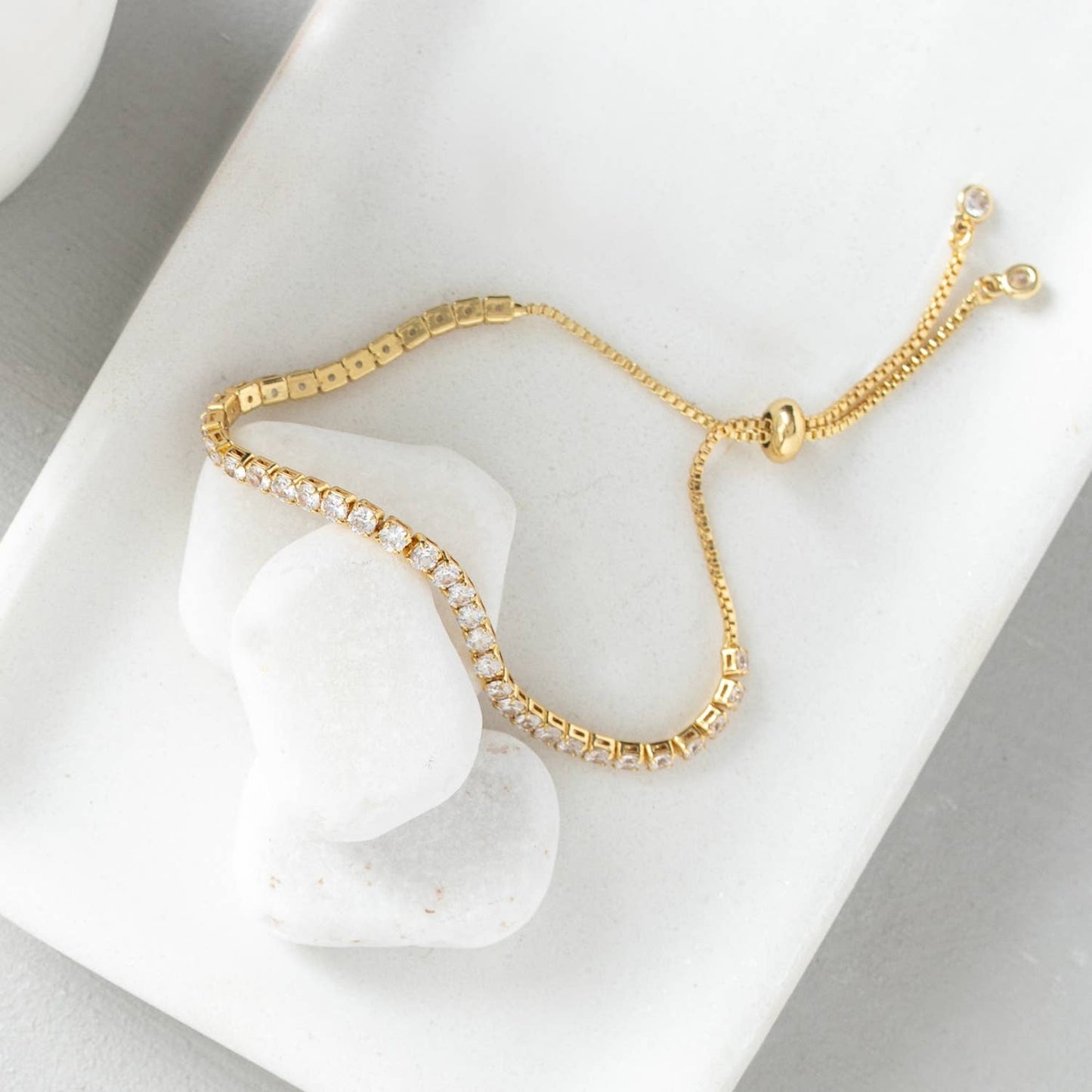 Splendid Iris - Pulley Tennis Bracelet - 3mm