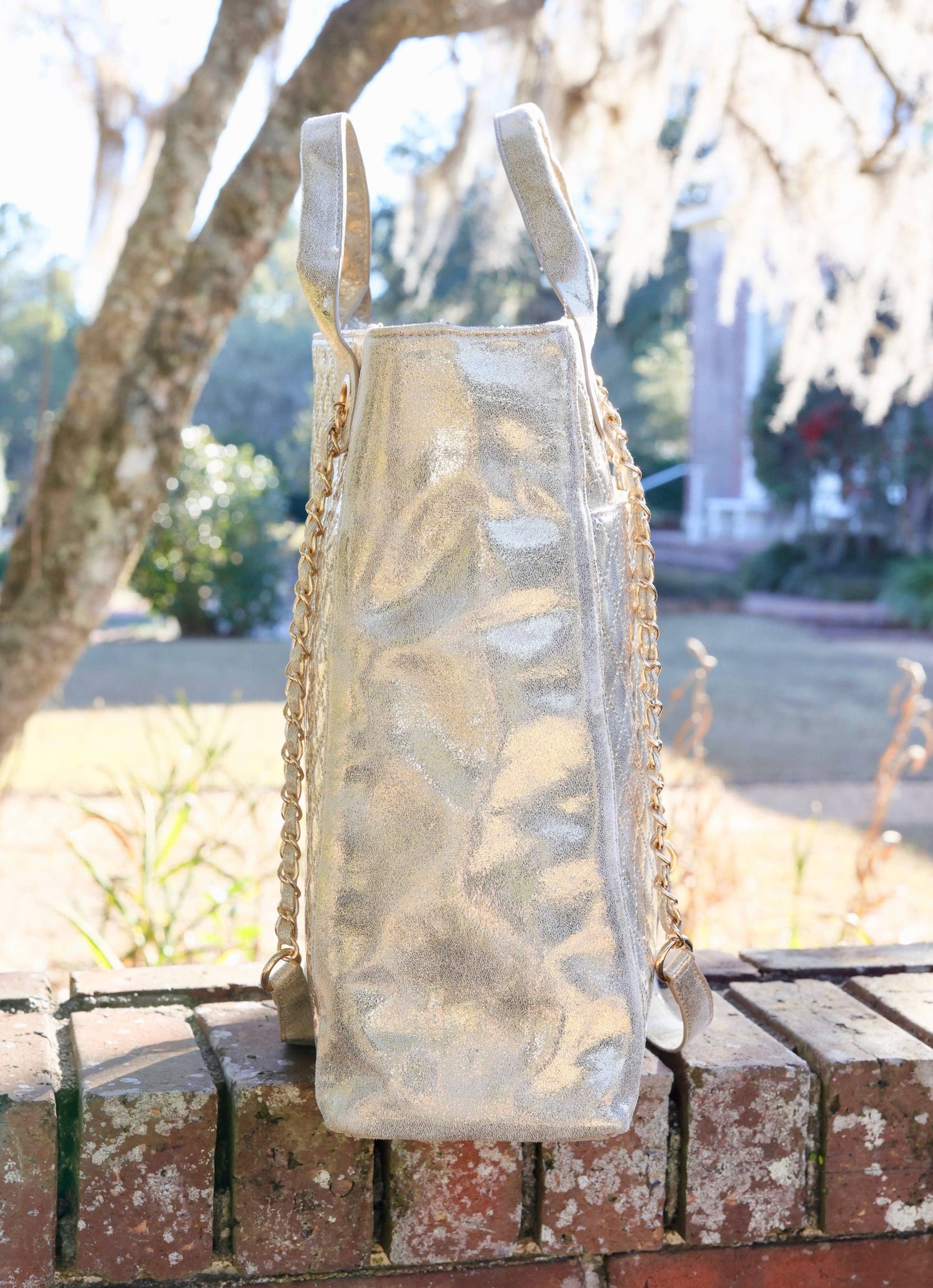 Caroline Hill - Kinzley Tote CHAMPAGNE POP